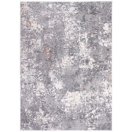 Safavieh 5 ft. -3 in. x 7 ft. -7 in. Aston 700 Rectanglar Modern Contemporary Rug - Light Grey & Grey ASN715F-5